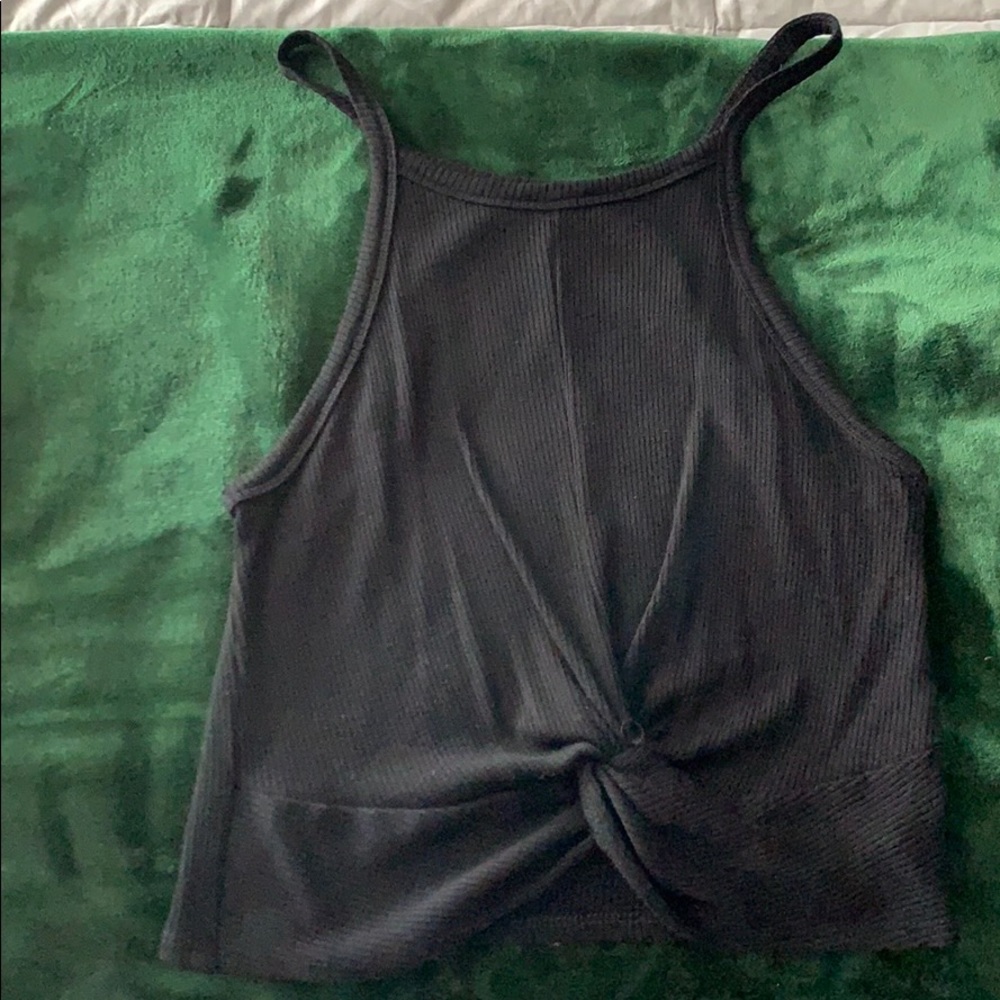 Black crop top